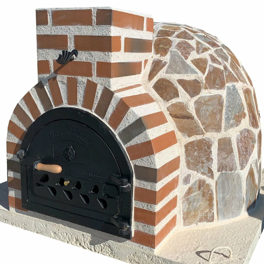 Horno Montado Piedra Multicolor Especial 75 Cm. - Imagen 2
