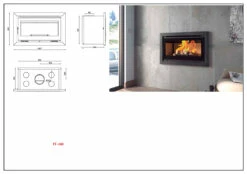 Insertable De Leña Modelo IT-100 FK -Parilla Ventas 2024 Insertable de Lena Modelo IT 100 FK 5