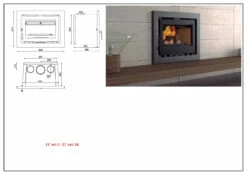 Insertable De Leña Modelo IT-165 FK -Parilla Ventas 2024 Insertable de Lena Modelo IT 165 FK 3