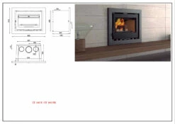 Insertable De Leña Modelo IT-165 F -Parilla Ventas 2024 Insertable de Lena Modelo IT 165 F 3