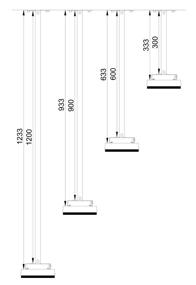 Kit De Extensión De Montaje 1200 Mm Heatstrip Design 4 Kit De Extensión De Montaje 1200 Mm Heatstrip Design - Imagen 2
