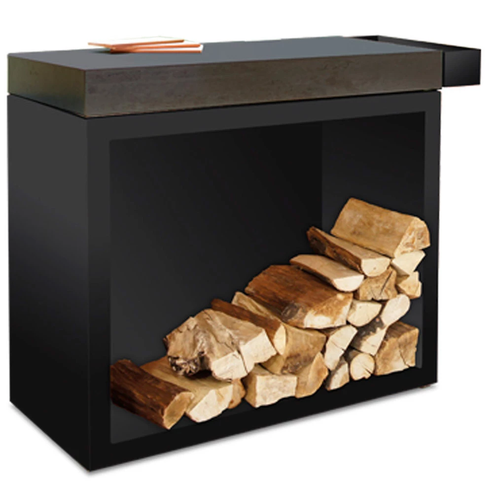 Ofyr Mesa De Corte Almacenaje Negro BBSB-90-CD