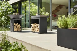 Ofyr Mesa De Corte Almacenaje Negro BBSB-90-CD -Parilla Ventas 2024 Ofyr Mesa de Corte Almacenaje Negro Butcher Block BBSB 45 90 88 CD 3