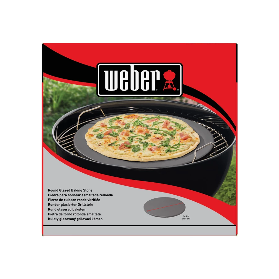 Weber Piedra Para Pizza Esmaltada Redonda 4 Weber Piedra Para Pizza Esmaltada Redonda - Imagen 2