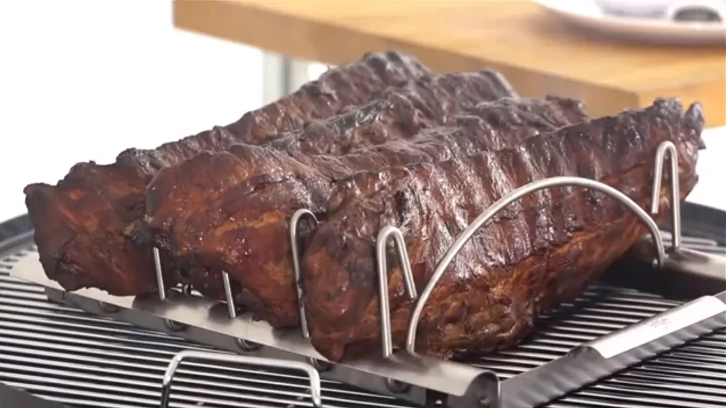 Soporte Para Asados Y Costillas Weber Style 8 Soporte Para Asados Y Costillas Weber Style - Imagen 6