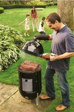 Weber Ahumador Smokey Mountain Cooker 47 Cm -Parilla Ventas 2024 ahumador weber smokey mountain cooker 47 1a