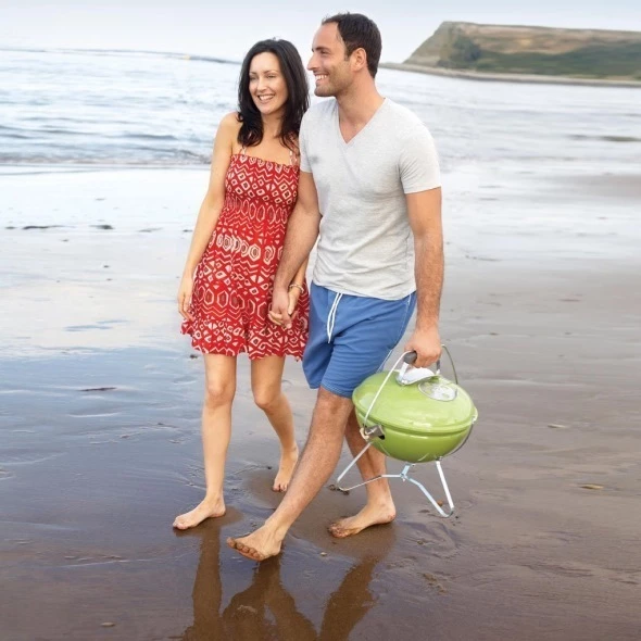 Weber Smokey Joe Premium 37 Cm Verde Primavera 6 Weber Smokey Joe Premium 37 Cm Verde Primavera - Imagen 4